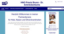 Desktop Screenshot of hno-brunn.info