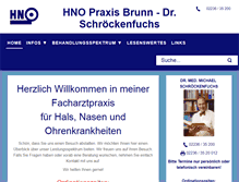 Tablet Screenshot of hno-brunn.info